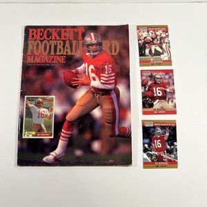 BECKETT Football Card Magazine March/April 1990 #3 John Elway Randall Cunningham